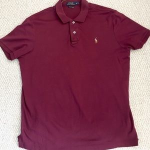 Ralph Lauren Pima Soft Polo Plumb XL